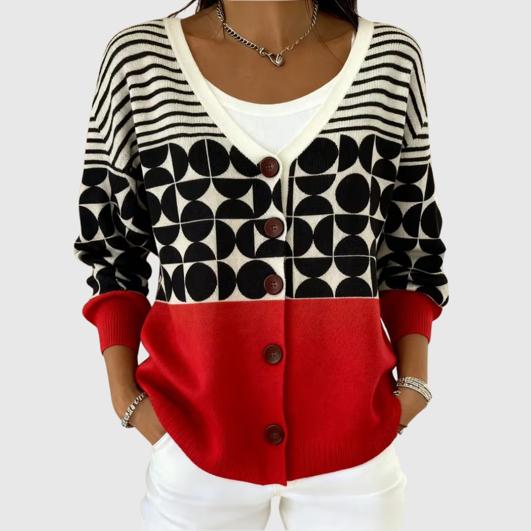 Madeleine | Women's Comfortable Knitted Button-Front Cardigan — Willow & Wren Melbourne