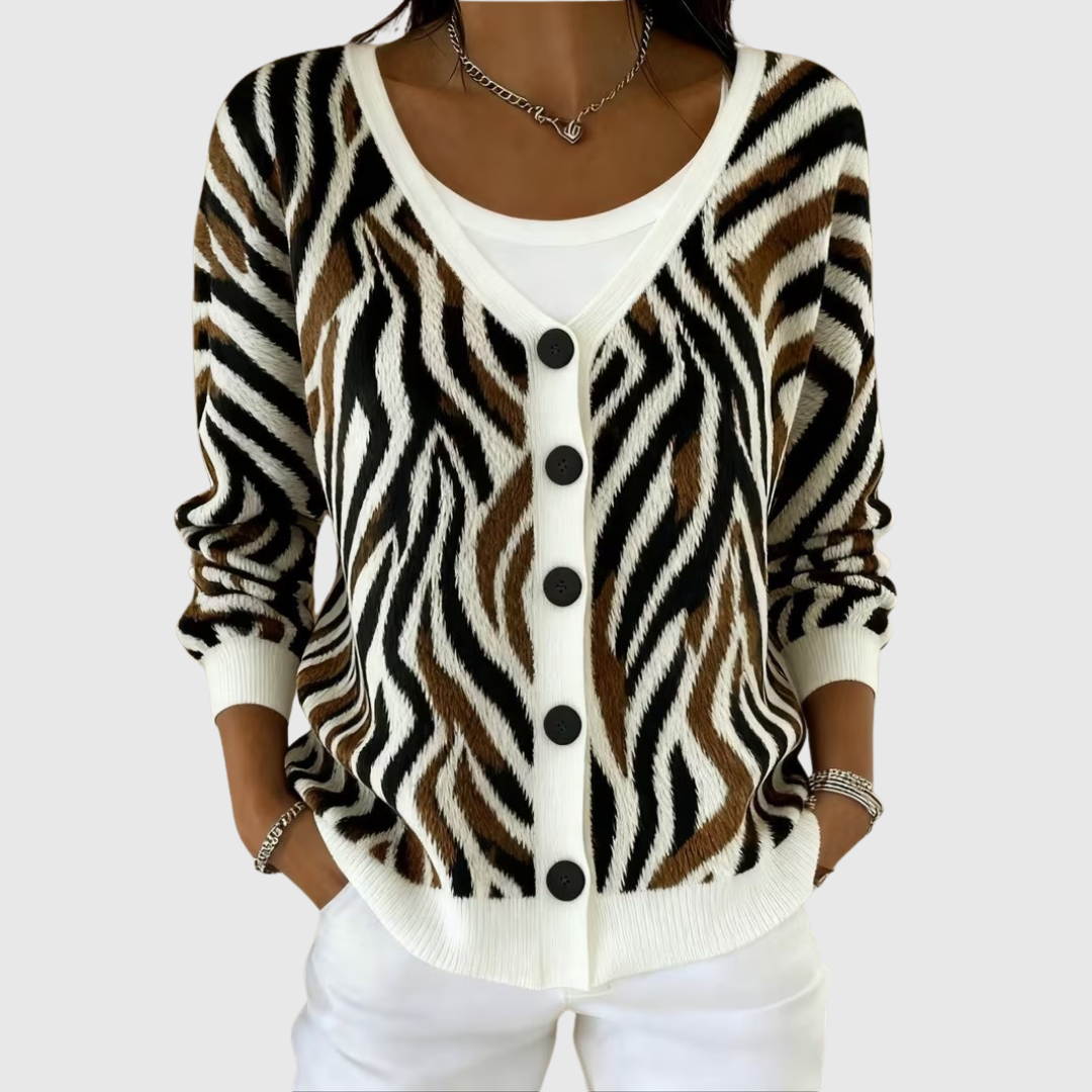 Catherine | Women's Comfortable Knitted Button-Front Cardigan — Willow & Wren Melbourne