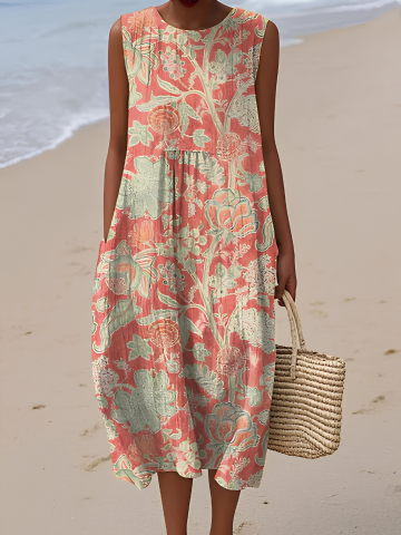 Marianne | Floral Midi Dress