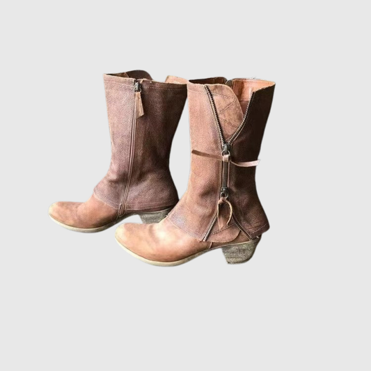 Tamera | Women's Western Mid-Calf Boots — Willow & Wren Melbourne