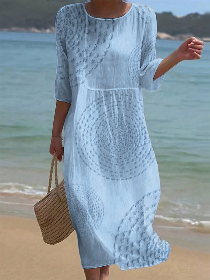 Joanna | Embroidered Relaxed Dress