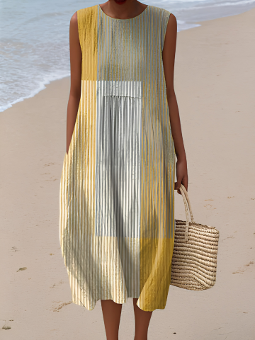 Sylvia | Printed Midi Dress