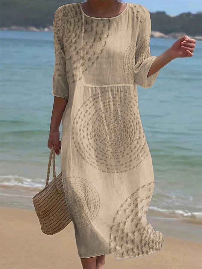 Louise | Embroidered Relaxed Dress