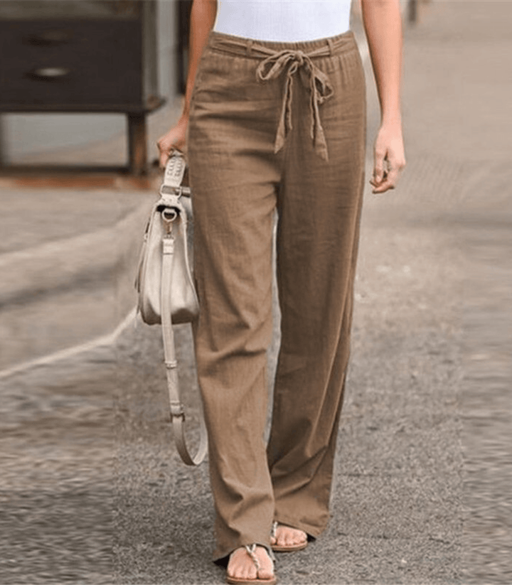 Holly | Women's Drawstring Trousers — Willow & Wren Melbourne