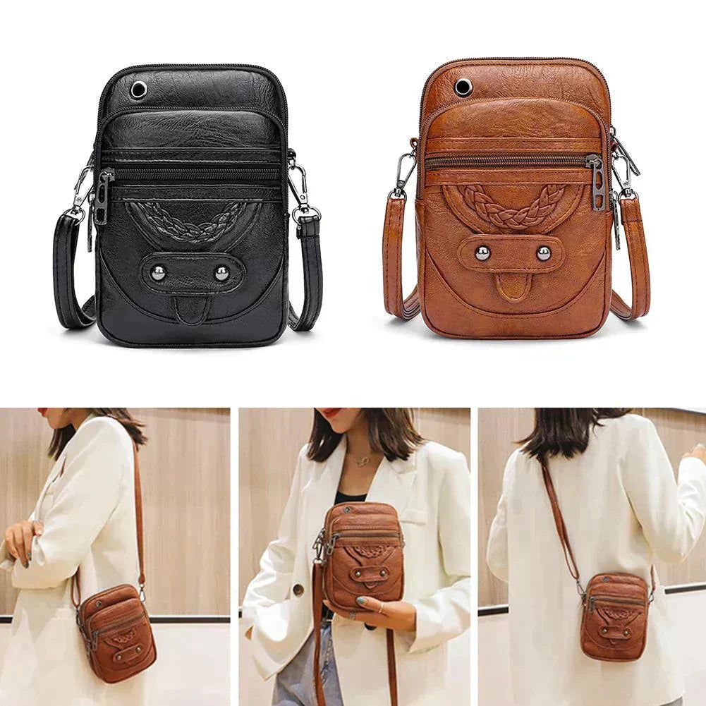 Lottie | Women's Multi-Pocket Crossbody Bag — Willow & Wren Melbourne