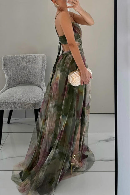 Ruth | Floral Printed Maxi Dress