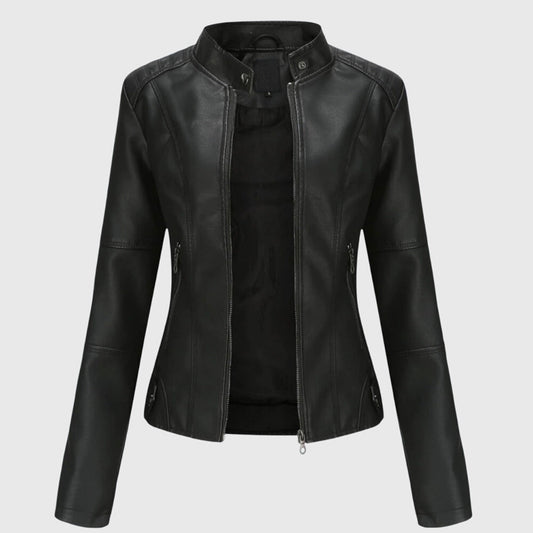 Helena | Elegant Leather Jacket