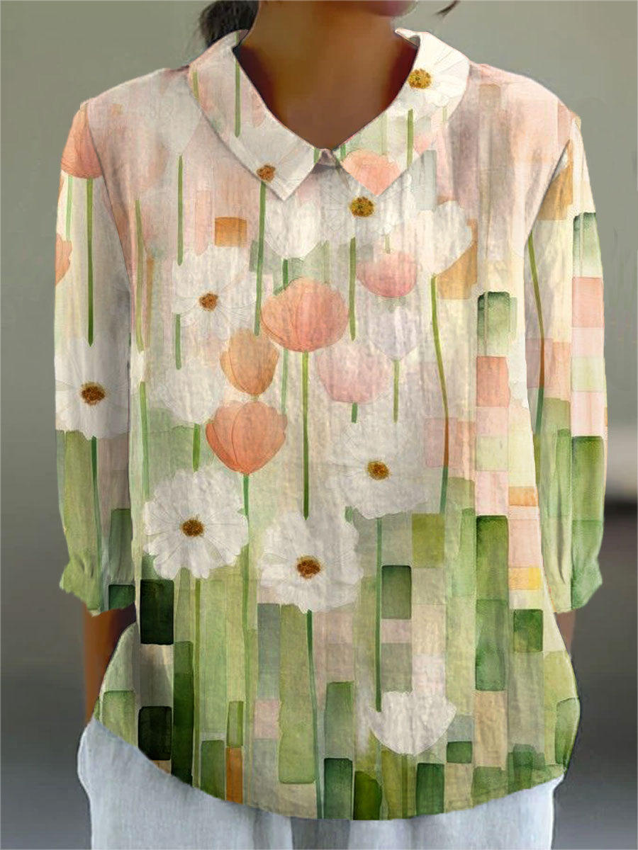 Christina | Women's Printed Blouse — Willow & Wren Melbourne