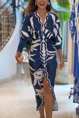 Monica | Women's Printed Midi Dress — Willow & Wren Melbourne