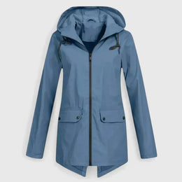 Lottie | Women's Comfortable Jacket — Blue — Willow & Wren Melbourne