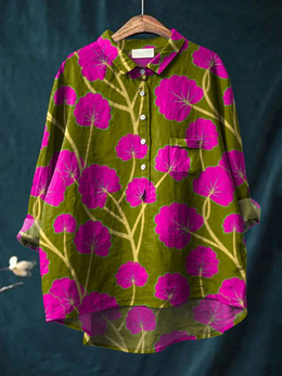 Martha | Women's Floral Printed Relaxed T-Shirt — Multicolour III — Willow & Wren Melbourne