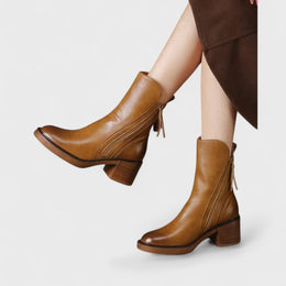 Joan | Women's Block-Heel Ankle Boots — Willow & Wren Melbourne