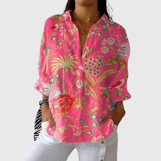 Yvonne | Lightweight Printed Blouse
