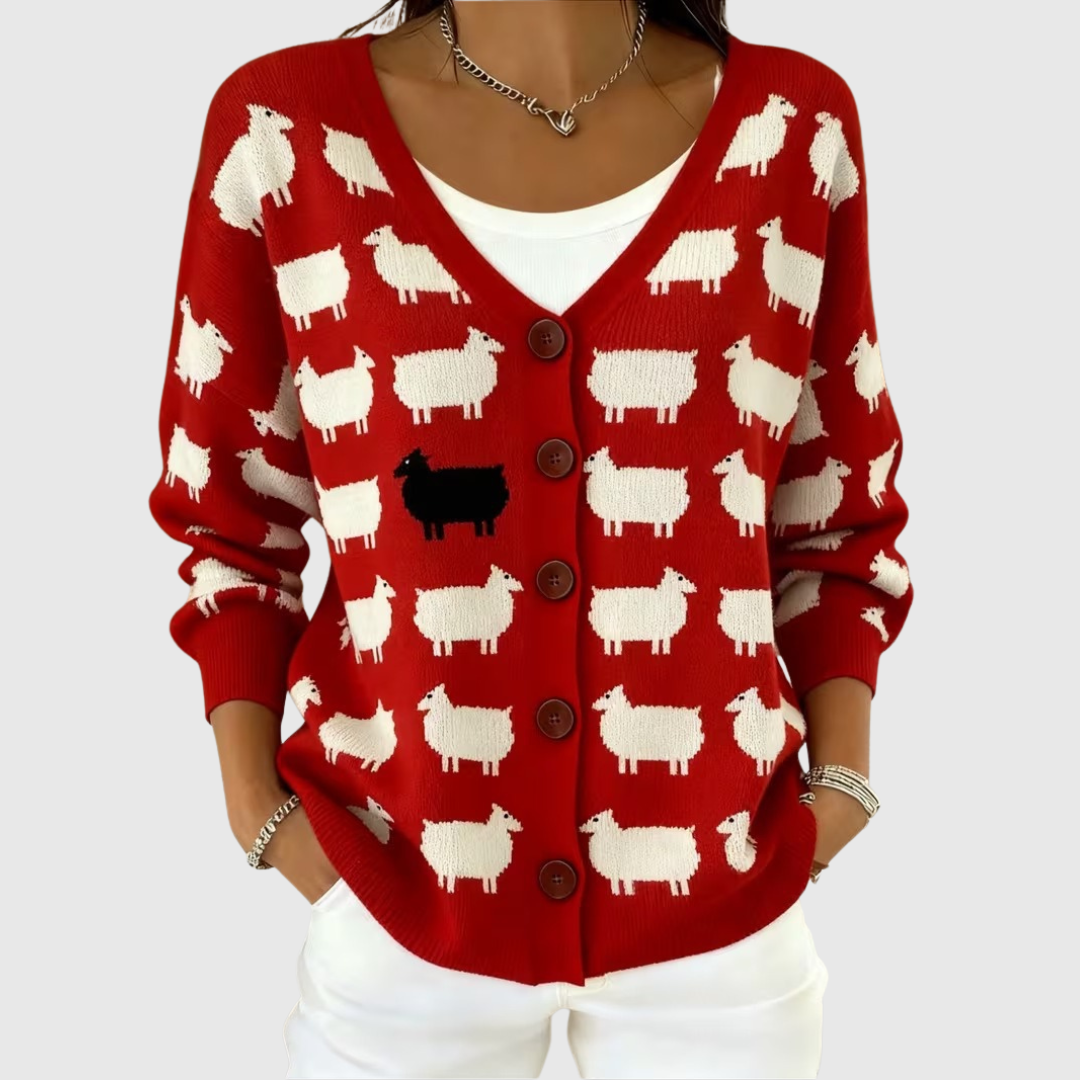 Elizabeth | Women's Comfortable Knitted Button-Front Cardigan — Willow & Wren Melbourne