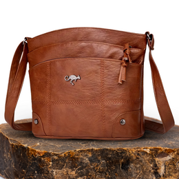 Martha | Women's Zip-Pocket Crossbody Bag — Willow & Wren Melbourne