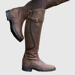 Delyra | Women's Buckled Knee-High Boots — Willow & Wren Melbourne