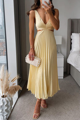 Connie | Women's Pleated Dress — Willow & Wren Melbourne