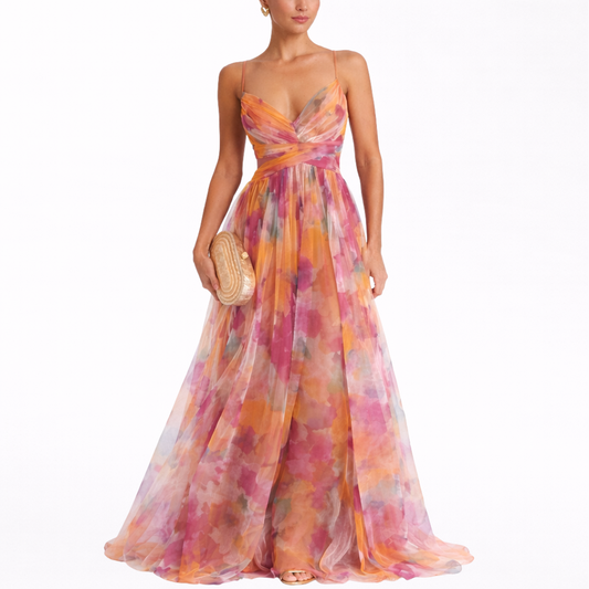 Ruth | Women's Floral Printed Maxi Dress — Willow & Wren Melbourne