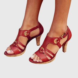 Pauline | Women's Heeled Comfort Sandals — Willow & Wren Melbourne