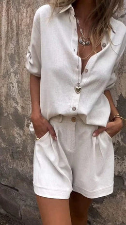 Madeleine | Women's Button-Front Set — Willow & Wren Melbourne