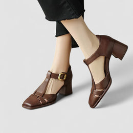 Phoebe | Women's Comfort T-Bar Shoes — Willow & Wren Melbourne