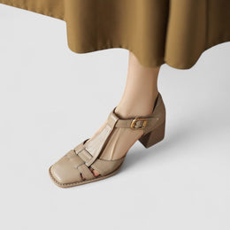 Phoebe | Women's Comfort T-Bar Shoes — Willow & Wren Melbourne