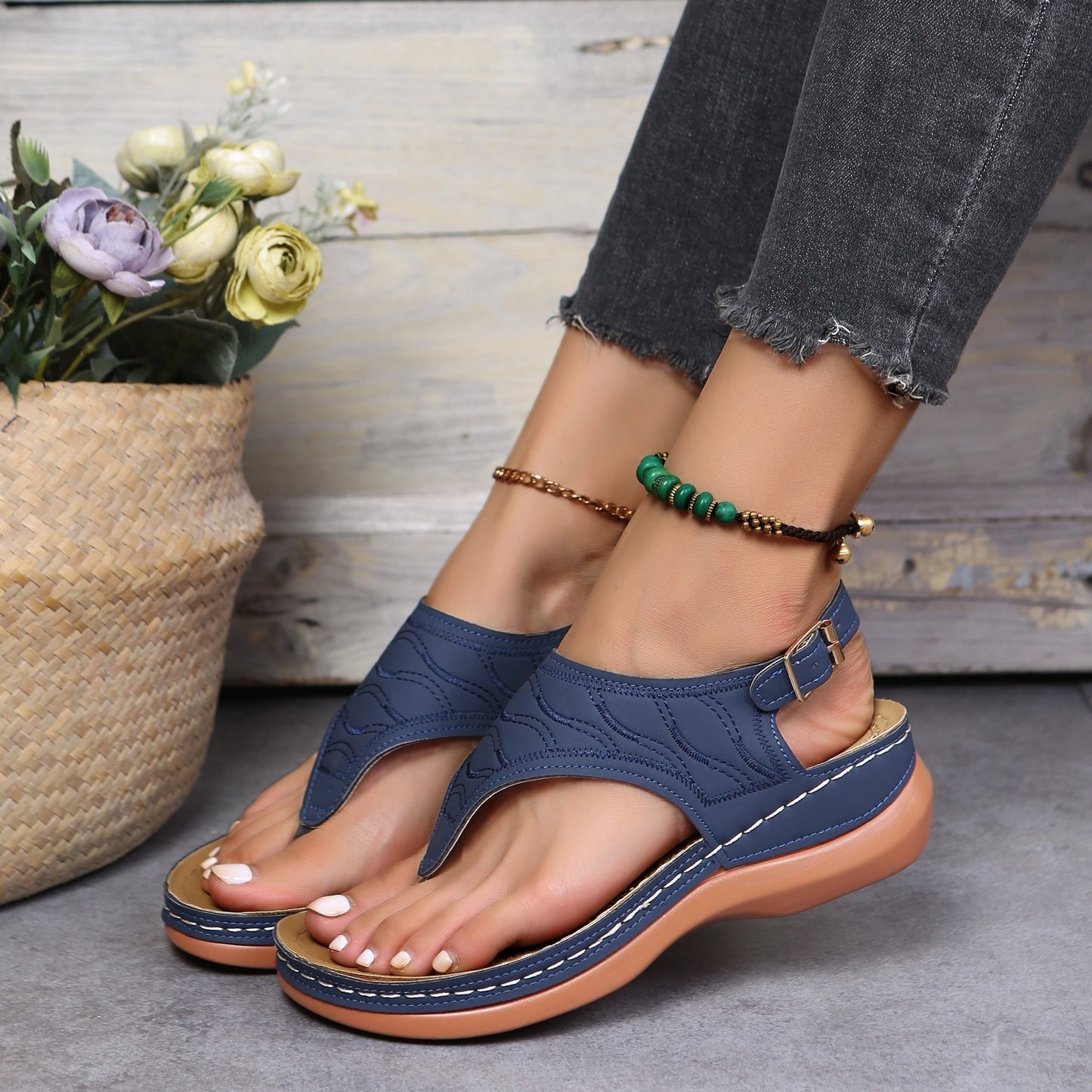 Louise | Women's Cushioned Comfort Sandals — Willow & Wren Melbourne