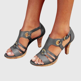 Pauline | Women's Heeled Comfort Sandals — Willow & Wren Melbourne