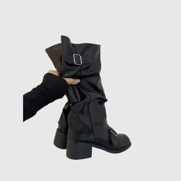 Isoldeia | Women's Buckled Ankle Boots — Willow & Wren Melbourne
