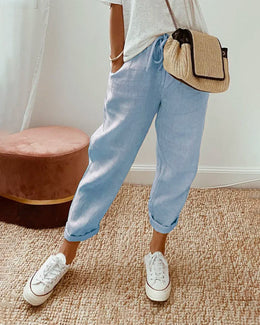 Clara | Women's Elegant Comfortable Trousers — Willow & Wren Melbourne