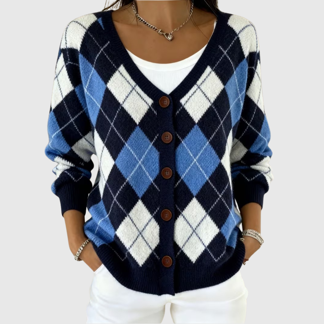 Freya | Women's Comfortable Knitted Button-Detail Cardigan — Willow & Wren Melbourne