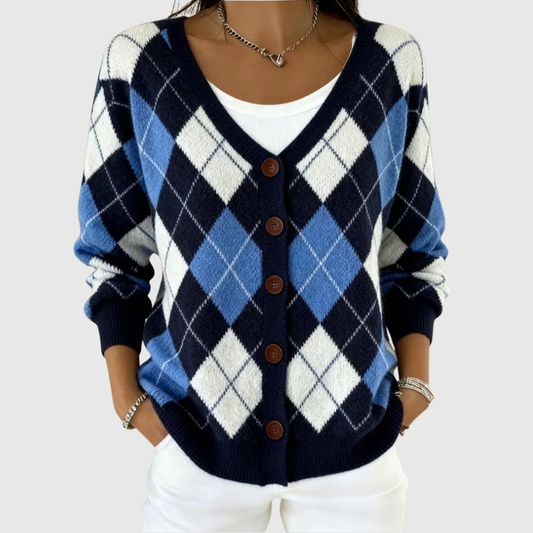 Freya | Comfortable Knitted Button-Detail Cardigan