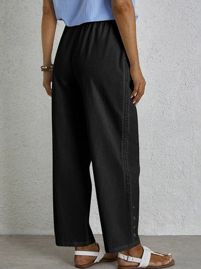 Sophie | Button-Detail Trousers
