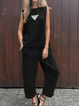 Charlotte | Women's Wide-Leg Relaxed Set — Willow & Wren Melbourne