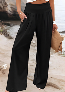 Martha | Women's Wide-Leg Trousers — Willow & Wren Melbourne
