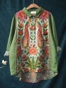 Holly | Women's Floral Relaxed T-Shirt — Willow & Wren Melbourne