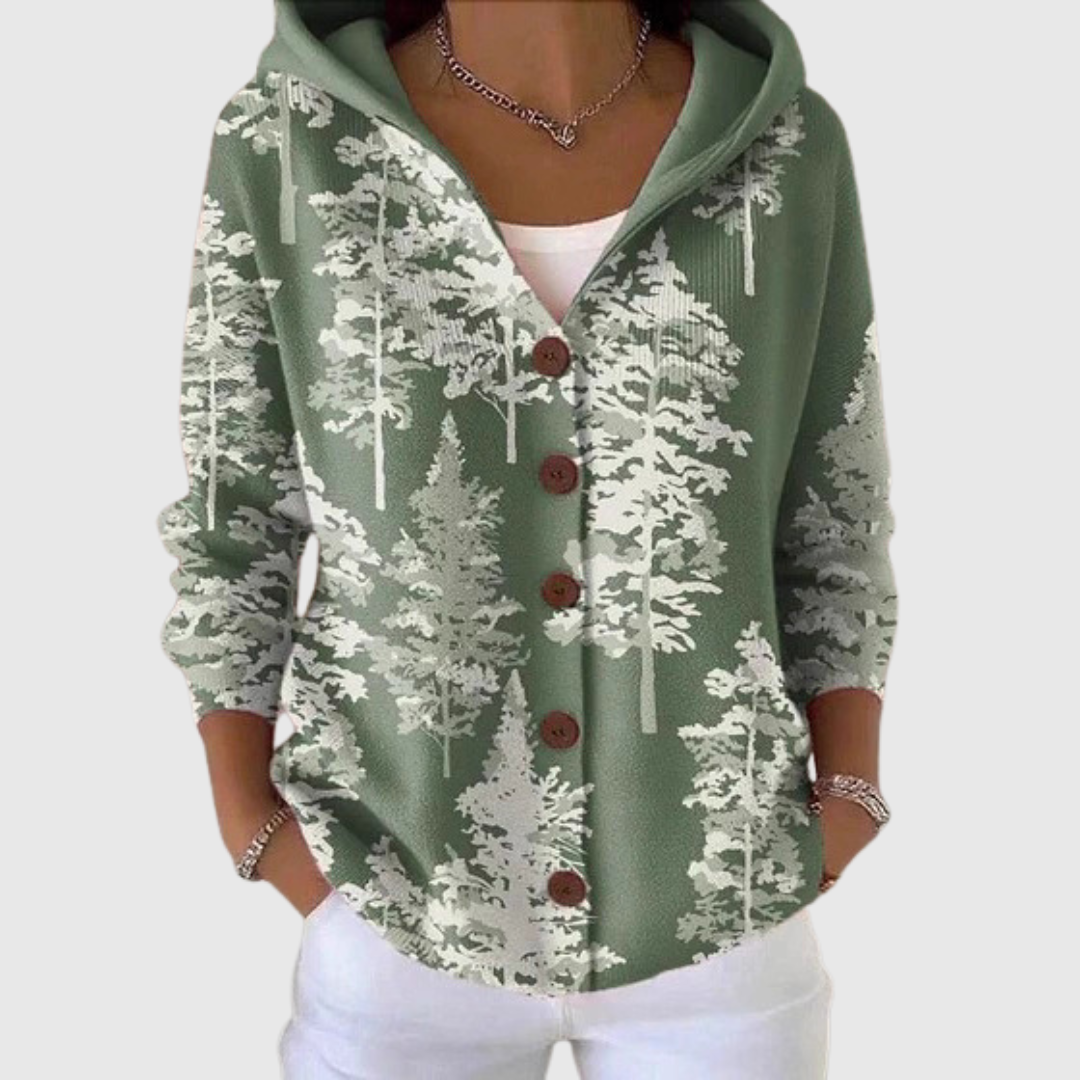 Sophie | Women's Comfortable Knitted Hooded Cardigan — Willow & Wren Melbourne