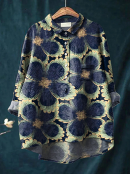 Martha | Women's Floral Relaxed Blouse — Willow & Wren Melbourne