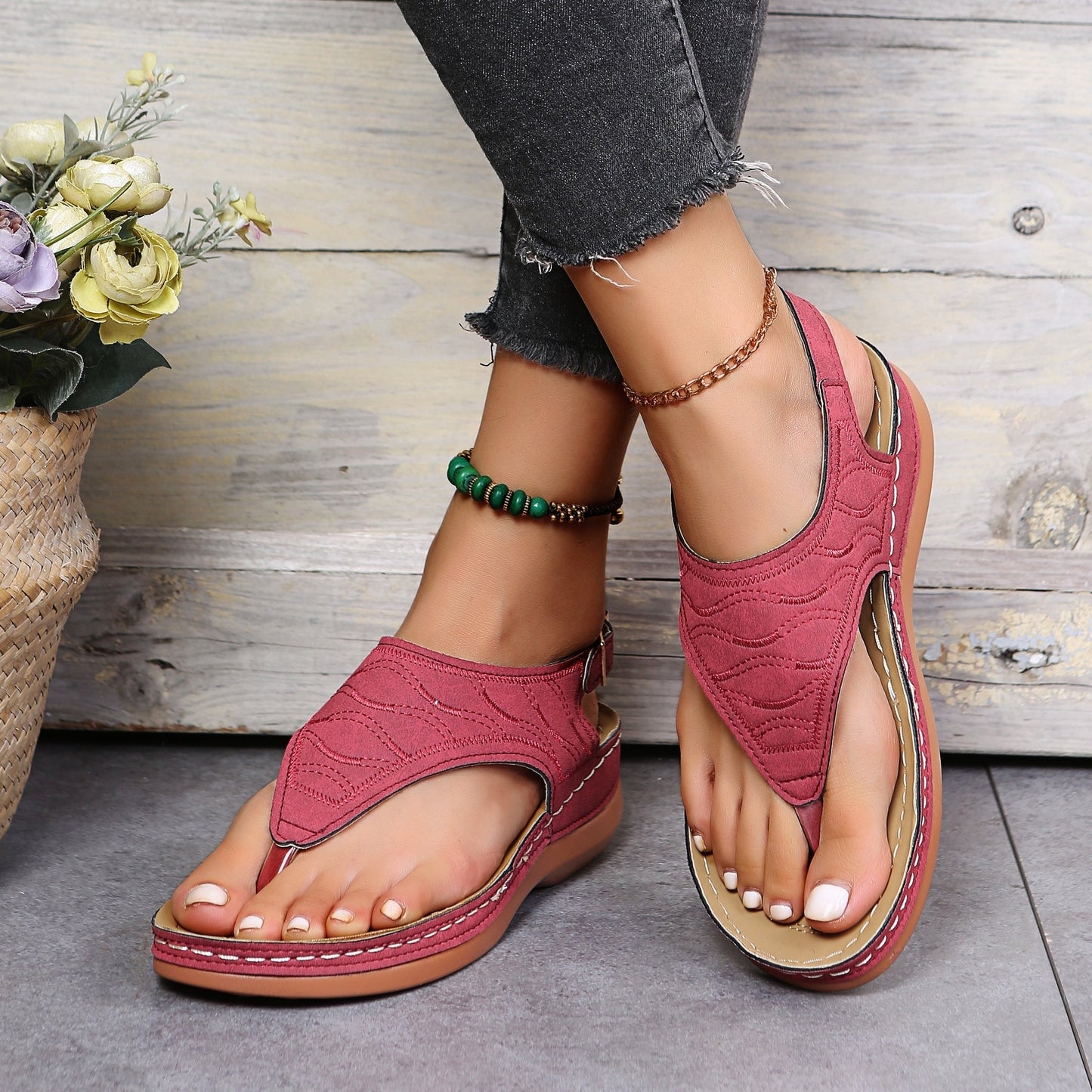Louise | Women's Cushioned Comfort Sandals — Willow & Wren Melbourne