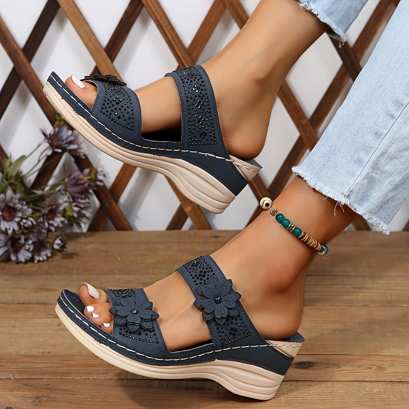 Charlotte | Women's Comfortable Wedge Sandals — Willow & Wren Melbourne