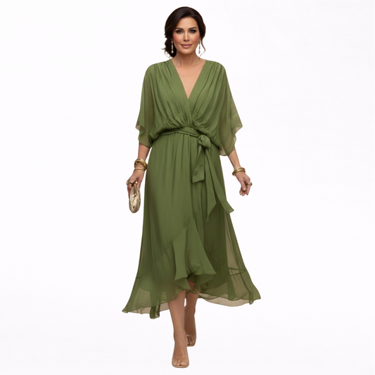 Rebecca | Women's Chiffon Dress — Willow & Wren Melbourne