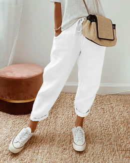 Clara | Women's Elegant Comfortable Trousers — Willow & Wren Melbourne