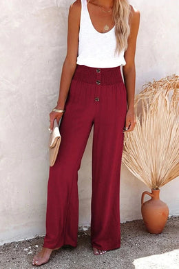 Rose | Women's High-Waisted Trousers — Willow & Wren Melbourne