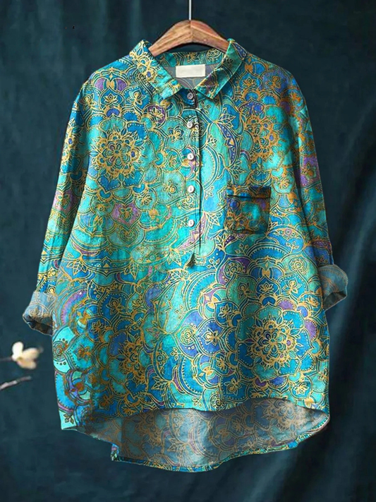 Lottie | Women's Relaxed T-Shirt — Multicolour — Willow & Wren Melbourne