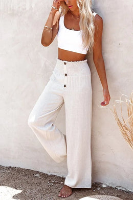 Rose | Women's High-Waisted Trousers — Willow & Wren Melbourne
