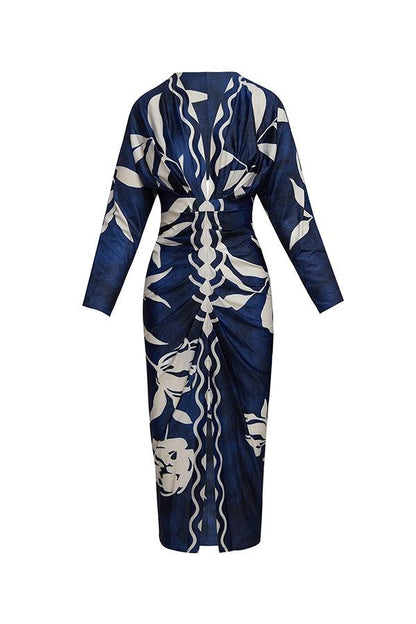 Monica | Printed Midi Dress
