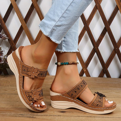 Charlotte | Women's Comfortable Wedge Sandals — Willow & Wren Melbourne
