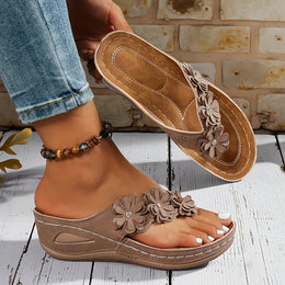 Joanna | Women's Comfortable Floral Sandals — Willow & Wren Melbourne