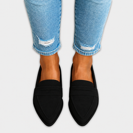 Louise | Women's Pointed-Toe Loafers — Willow & Wren Melbourne