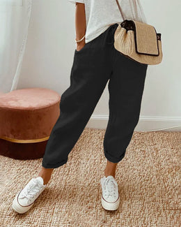 Clara | Women's Elegant Comfortable Trousers — Willow & Wren Melbourne